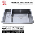 R25 Stainless Steel Kitchen Sink with deep bowl, Australia single bowl undermount Stainless Steel Kitchen SInks